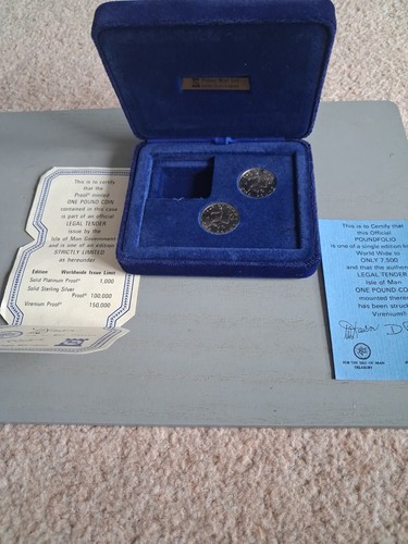 Coin set blue velvet - coin,