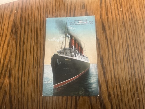 Coloured postcard rms - of,