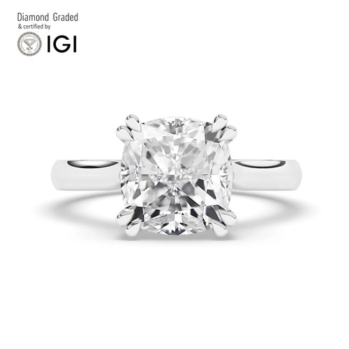 Cushion diamond engagement - cushion,