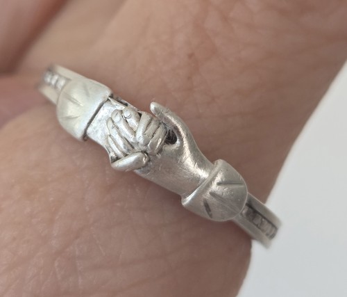 Antique victorian fede gimmel - victorian,