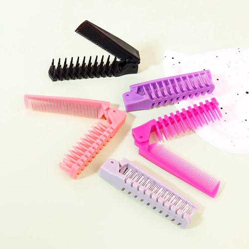 Folding travel hair brush and - folding,