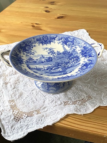 Past times blue white - blue,