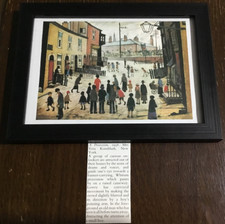 L.S. LOWRY : SMALL FRAMED