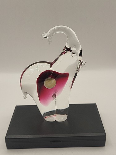 Vintage murano glass elephant - murano,