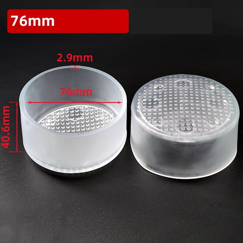 Clear pvc rubber chair leg - clear,