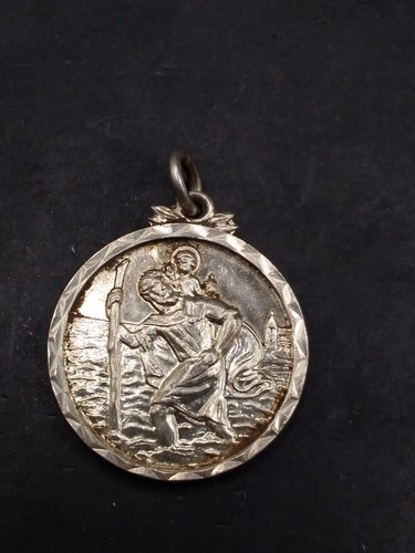 Vintage silver christopher - st,