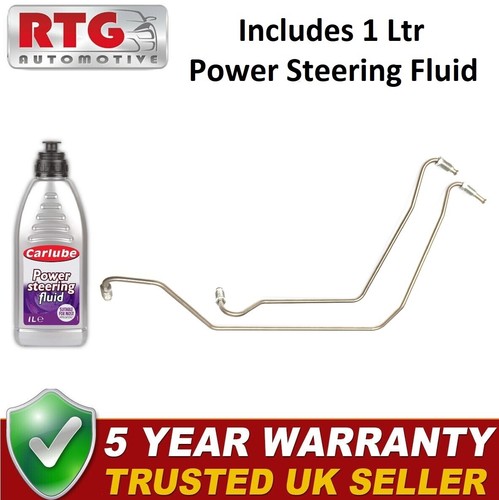 New power steering rack pipes - power,