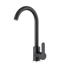 Black Sink Tap Brass Mixer