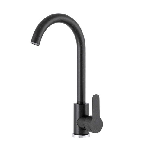 Black sink tap - sink, mixer