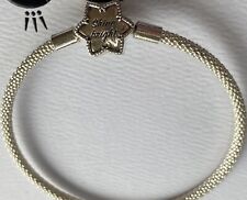 Sterling Silver Pandora CZ Mesh Shine Bright Bangle,  Width 6CM Ale/925