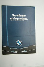 1978 bmw sales brochure the ultimate driving machine 633 733 528 320