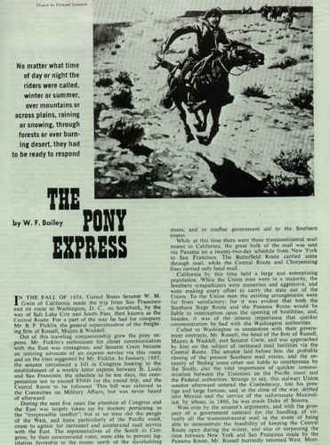 History the pony - of, by