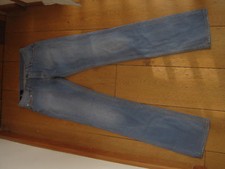 BLUE BLOOD HUTTON WASHED BLUE SLIM STRAIGHT JEANS 27 WAIST UK 8 XS NEW