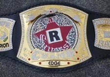 Edge Rated R Spinner Heavyweight Championship belt Replica Adult size 2mm