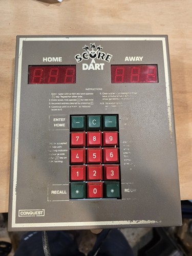 Vintage conquest score dart - conquest, a