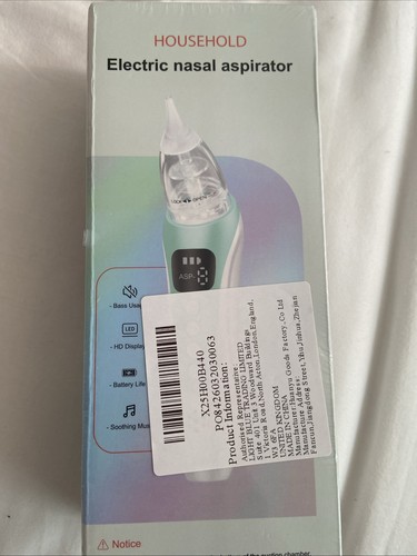 Electric nasal aspirator for - nasal,
