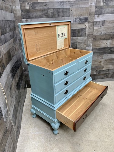 Antique blanket chest cedar - blanket,