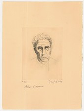 David Wurtzel (1935-2014) - 1976 Etching, Alberto Giacometti