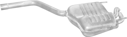 Exhaust rear muffler - rear, for