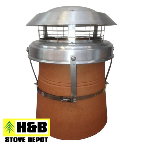 Anti down draught chimney cowl - anti,