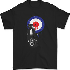 MOD Scooter Symbol Logo Motorbike Mens T-Shirt 100% Cotton