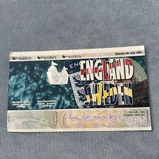 England v Sweden Ticket EURO2000 Qualifier Wembley 5 June 1999