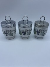3x Royal Worcester Egg Codlers