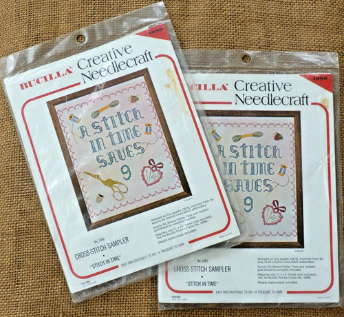 Cross stitch sampler - sampler, a