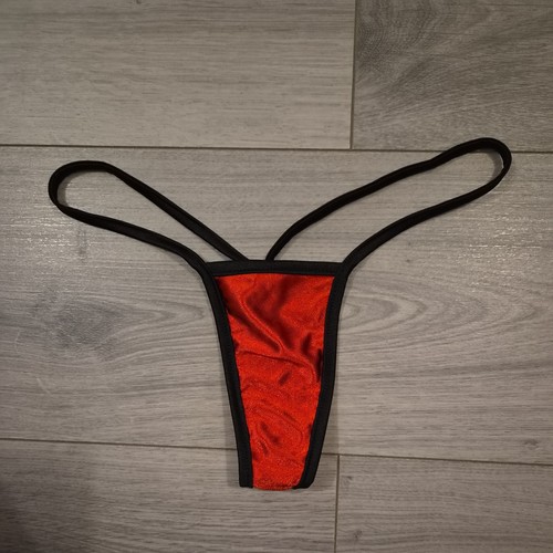 Bnwot red satin micro mini - micro,