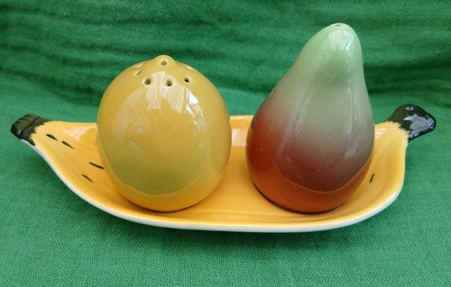 Vintage salt pepper set - vintage,
