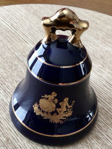 Limoges cobalt blue 22k gold - cobalt,