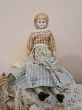 Antique Vintage China Doll 9"