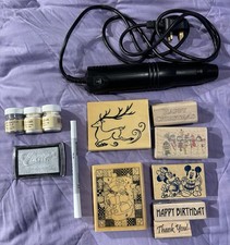 Ink Embossing Bundle - Ink Stamps, Heat Gun, Powder And Pen.