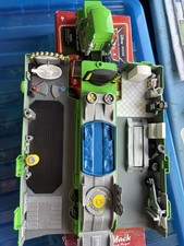 Rare Custom made Disney Cars Mack truck playset - Chick Hicks - One Of A Kind 