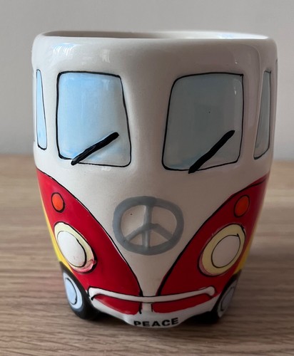 Retro rainbow peace camper - retro,
