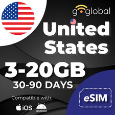 United states esim 3gb - united,