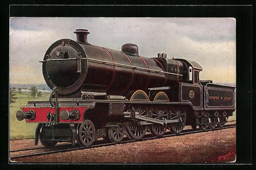 Postcard english railway - postcard,