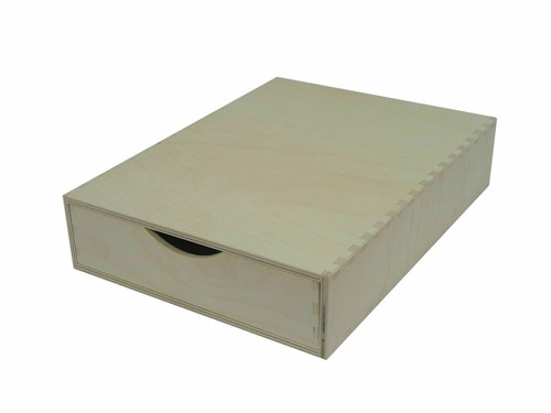 Long document wooden drawer - wooden,