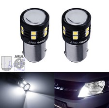 Pair For Audi A4 B6 B7 BAZ15d 566 P21/4W LED Side Reverse Stop Brake Light White