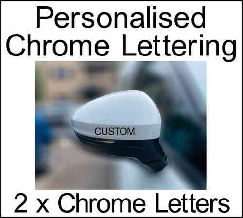 Personalise chrome wing - wing, mirror