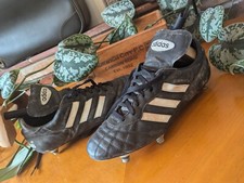 Retro Adidas Beckenbauer #5 Cup Football Boots UK Size 12 Black Vintage Rare 