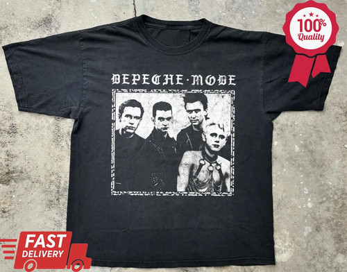 Vintage depeche mode - 80s, black
