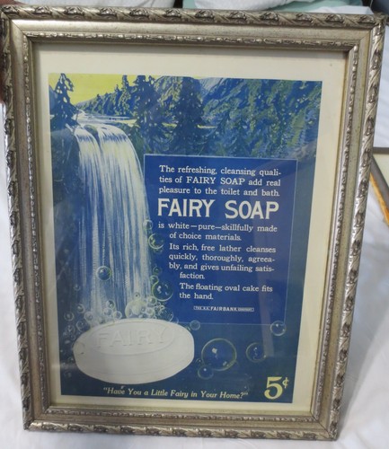 Framed fairy soap print - fairy,