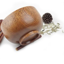 Wooden Round Bowl 1PC Natural