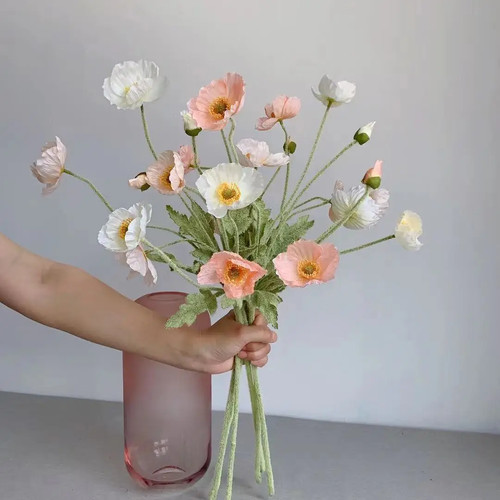 Artificial poppy silk - artificial,