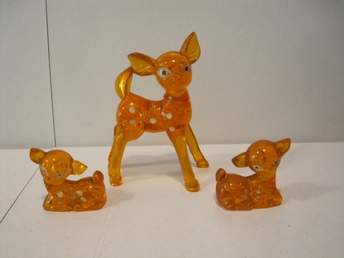 Vintage 1970 orange lucite - orange,
