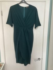 Girl In Mind - Size 12 - Green Wrap Tulip Dress