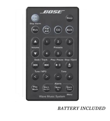 Bose wave music system - system, remote