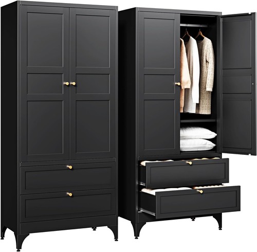 Armoire wardrobe closet with - armoire,