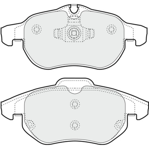 Brake pads set for vauxhall - for,